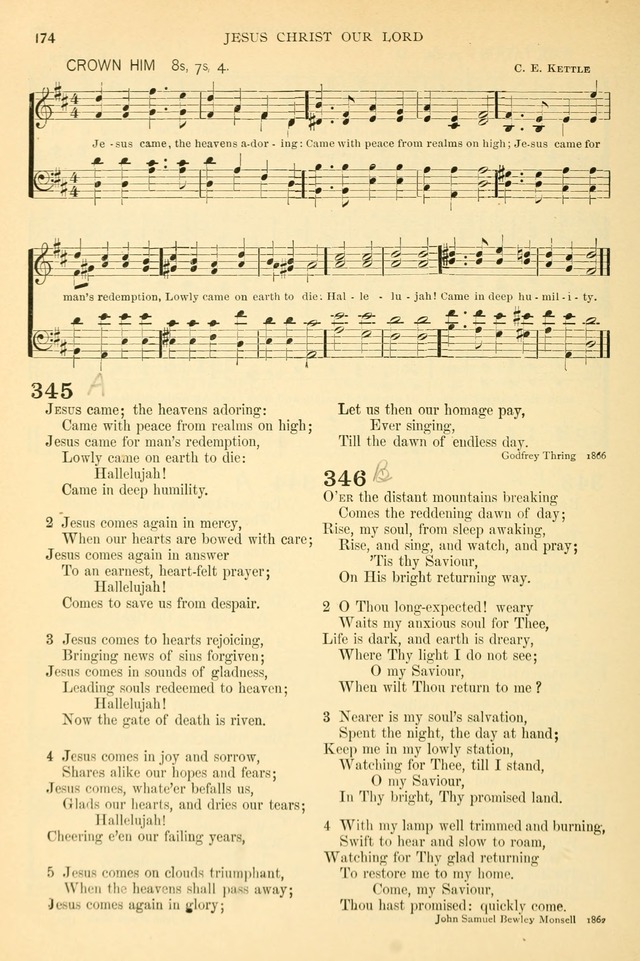 The Church Hymnary: a collection of hymns and tunes for public worship page 174