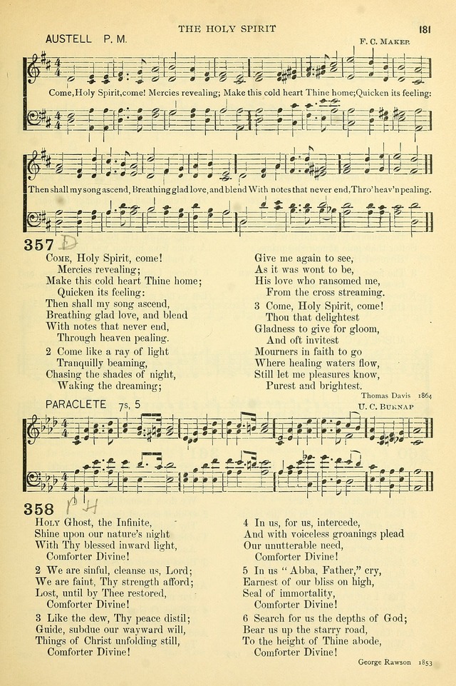 The Church Hymnary: a collection of hymns and tunes for public worship page 181