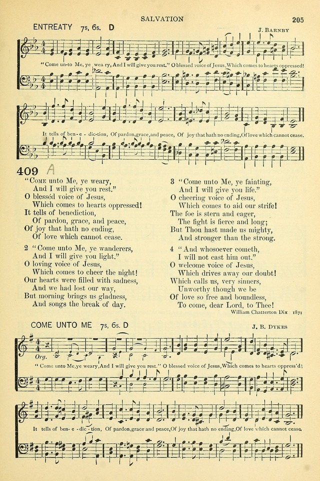 The Church Hymnary: a collection of hymns and tunes for public worship page 205