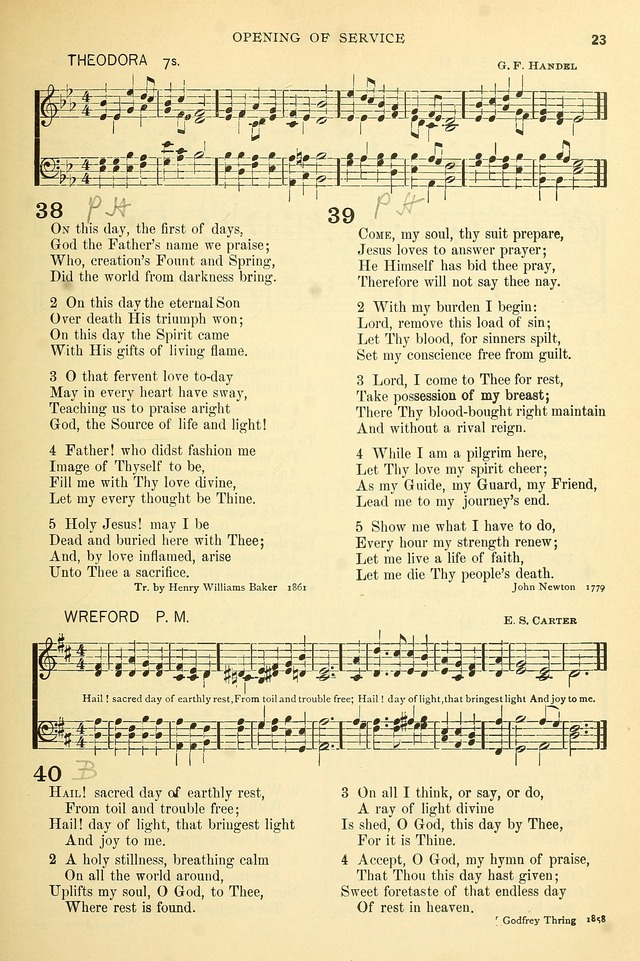 The Church Hymnary: a collection of hymns and tunes for public worship page 23