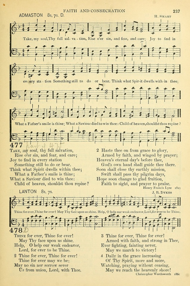 The Church Hymnary: a collection of hymns and tunes for public worship page 237