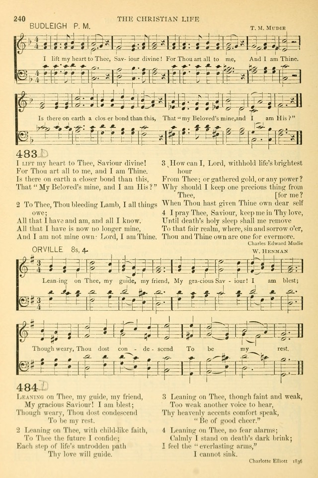 The Church Hymnary: a collection of hymns and tunes for public worship page 240
