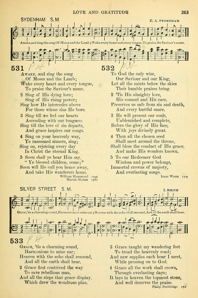 The Church Hymnary: a collection of hymns and tunes for public worship page 263