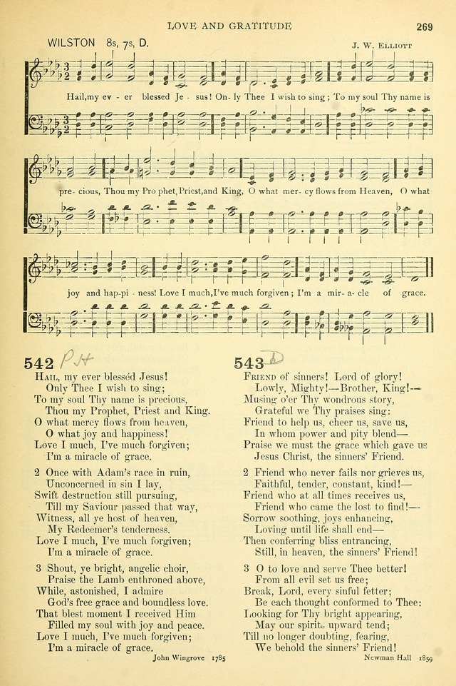 The Church Hymnary: a collection of hymns and tunes for public worship page 269