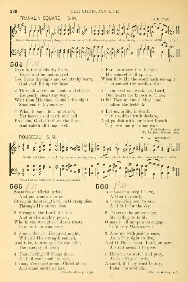 The Church Hymnary: a collection of hymns and tunes for public worship page 280
