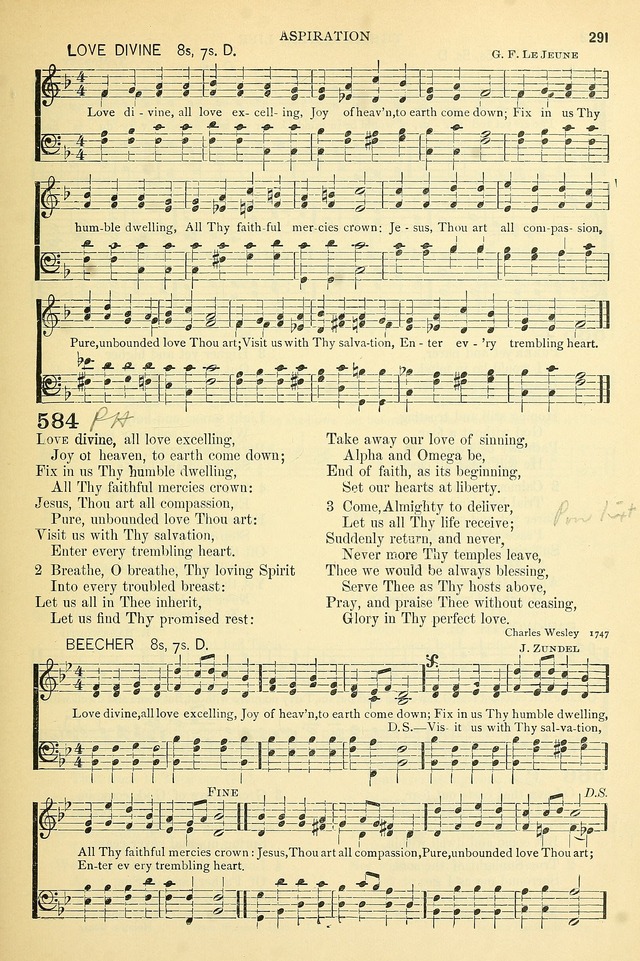 The Church Hymnary: a collection of hymns and tunes for public worship page 291