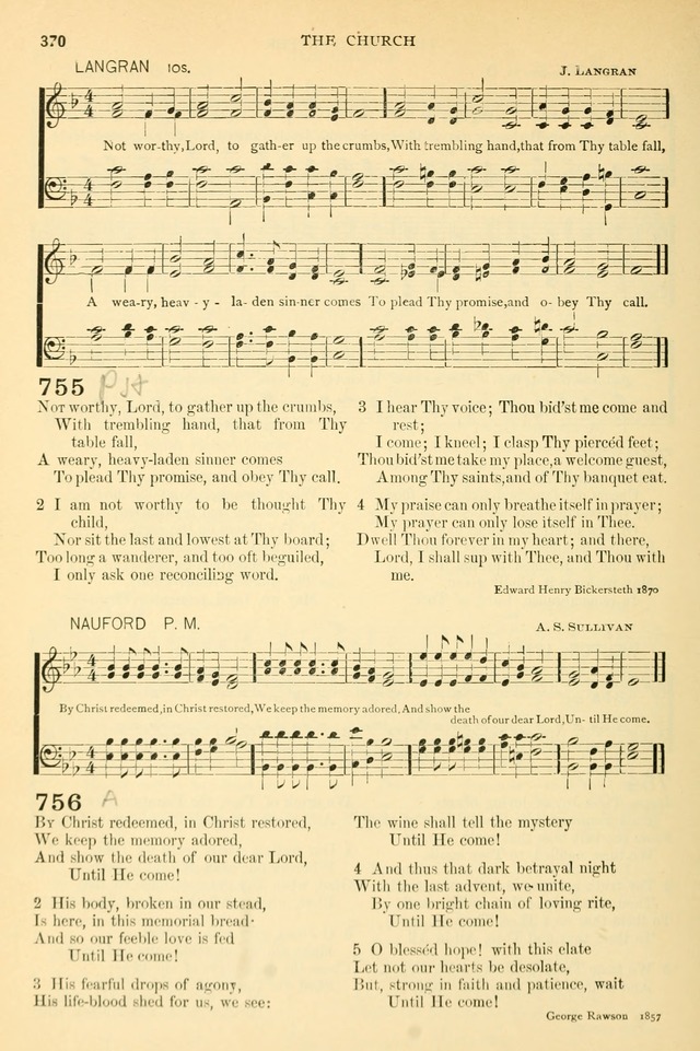 The Church Hymnary: a collection of hymns and tunes for public worship page 370