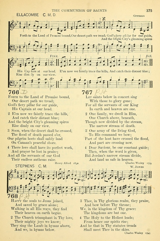 The Church Hymnary: a collection of hymns and tunes for public worship page 375