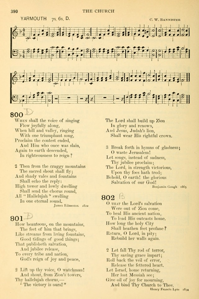 The Church Hymnary: a collection of hymns and tunes for public worship page 390