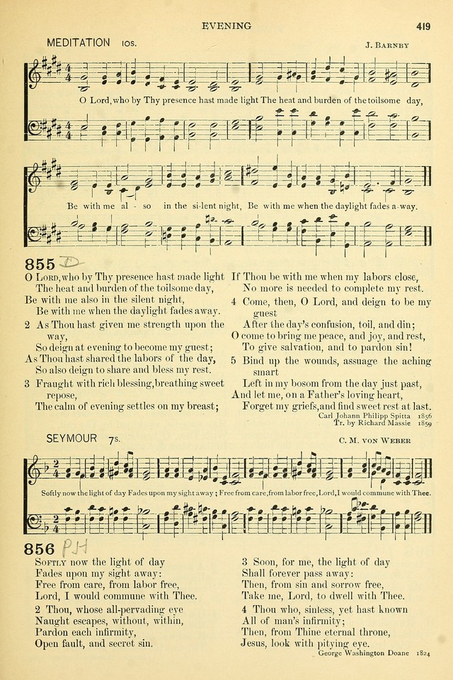 The Church Hymnary: a collection of hymns and tunes for public worship page 419
