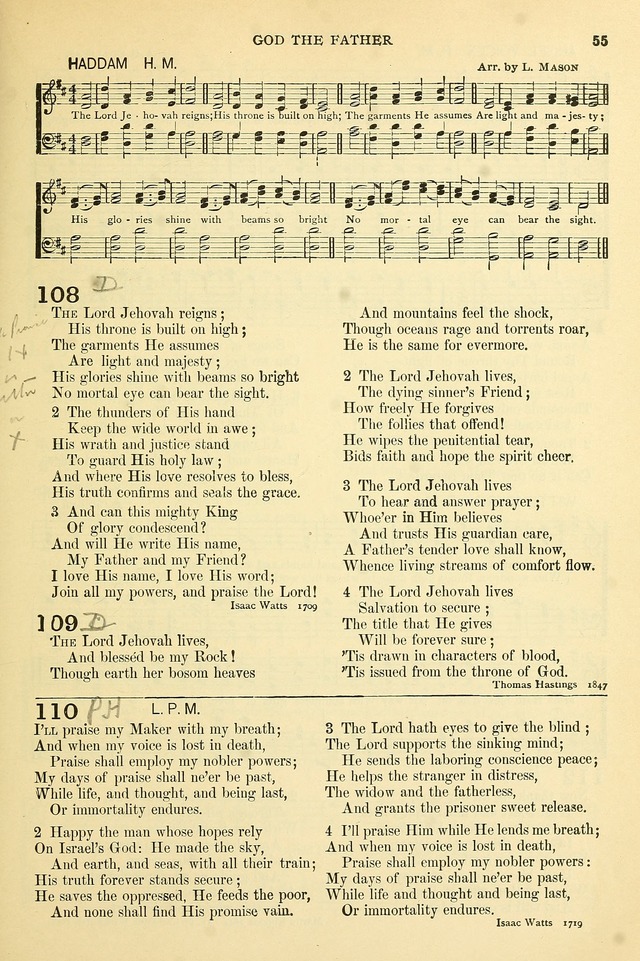 The Church Hymnary: a collection of hymns and tunes for public worship page 55