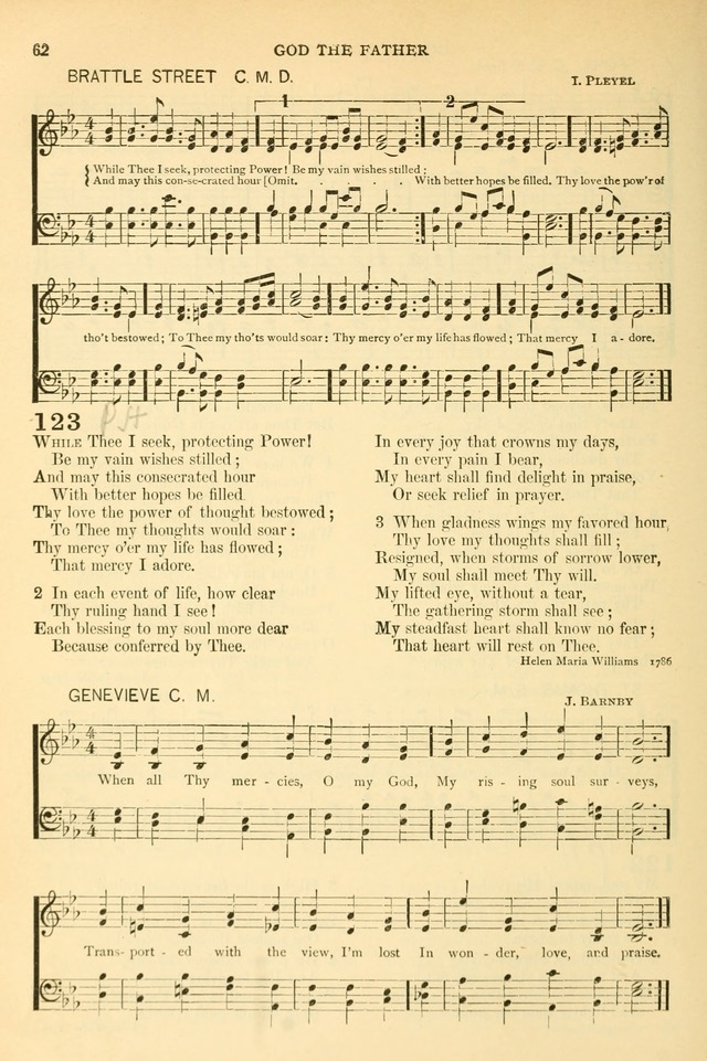 The Church Hymnary: a collection of hymns and tunes for public worship page 62