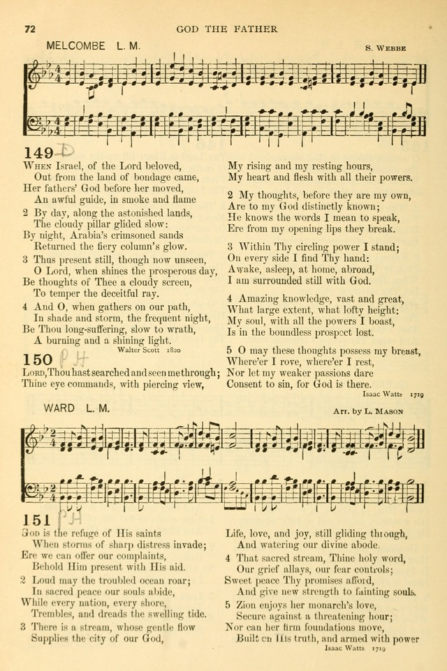 The Church Hymnary: a collection of hymns and tunes for public worship page 72