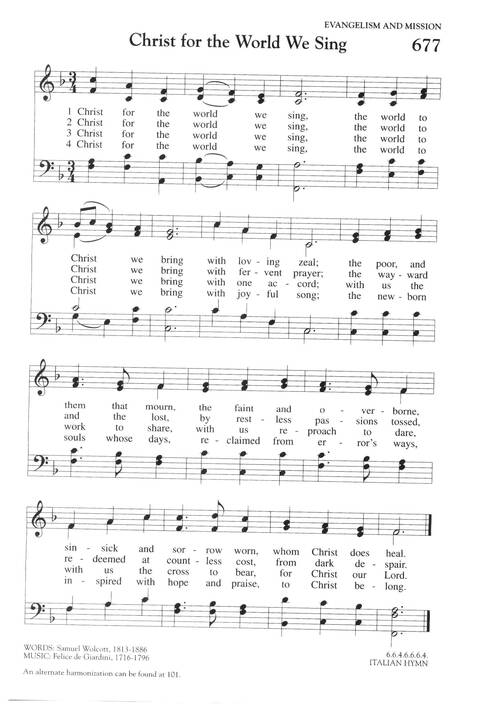 The Covenant Hymnal: a worshipbook page 713