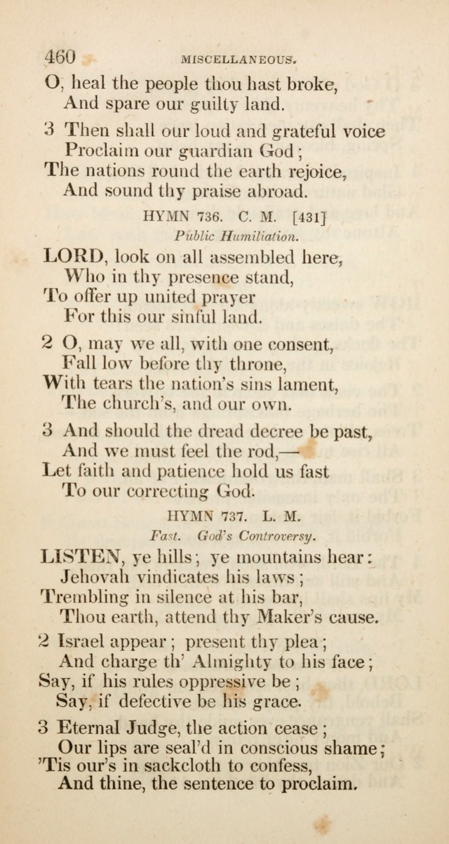 A Collection of Hymns, for the use of the Wesleyan Methodist Connection of America. page 463