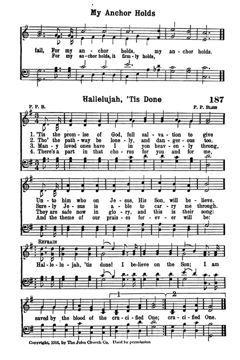 Choice Hymns of the Faith page 173