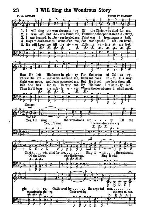 Choice Hymns of the Faith page 20