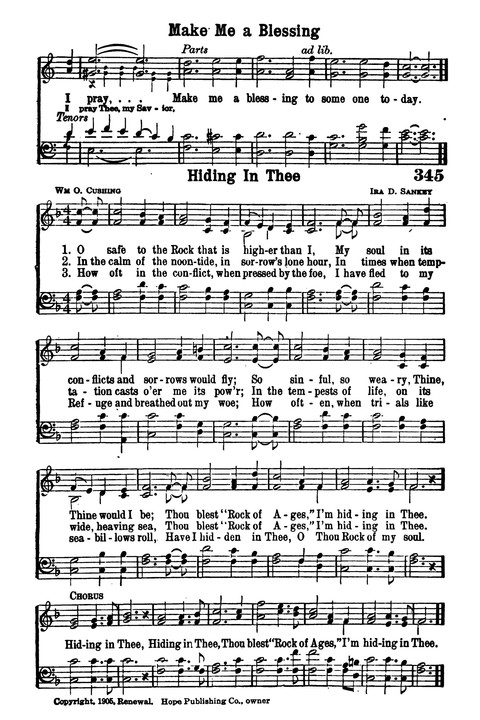 Choice Hymns of the Faith page 303