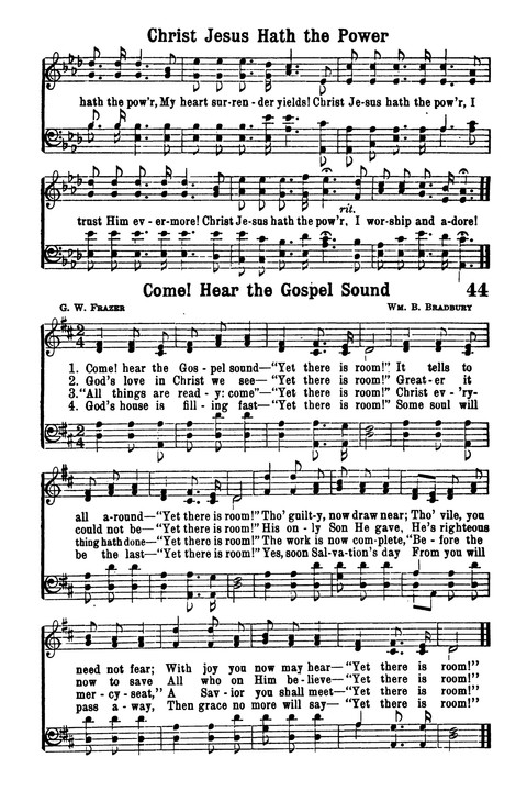 Choice Hymns of the Faith page 39