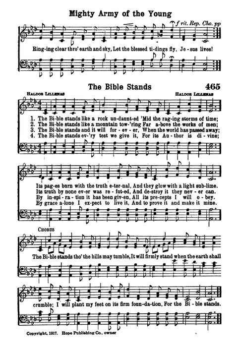 Choice Hymns of the Faith page 399