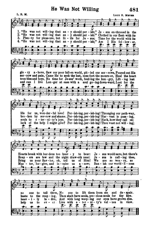 Choice Hymns of the Faith page 411