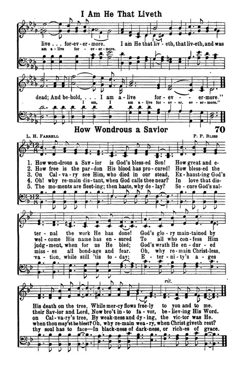 Choice Hymns of the Faith page 61