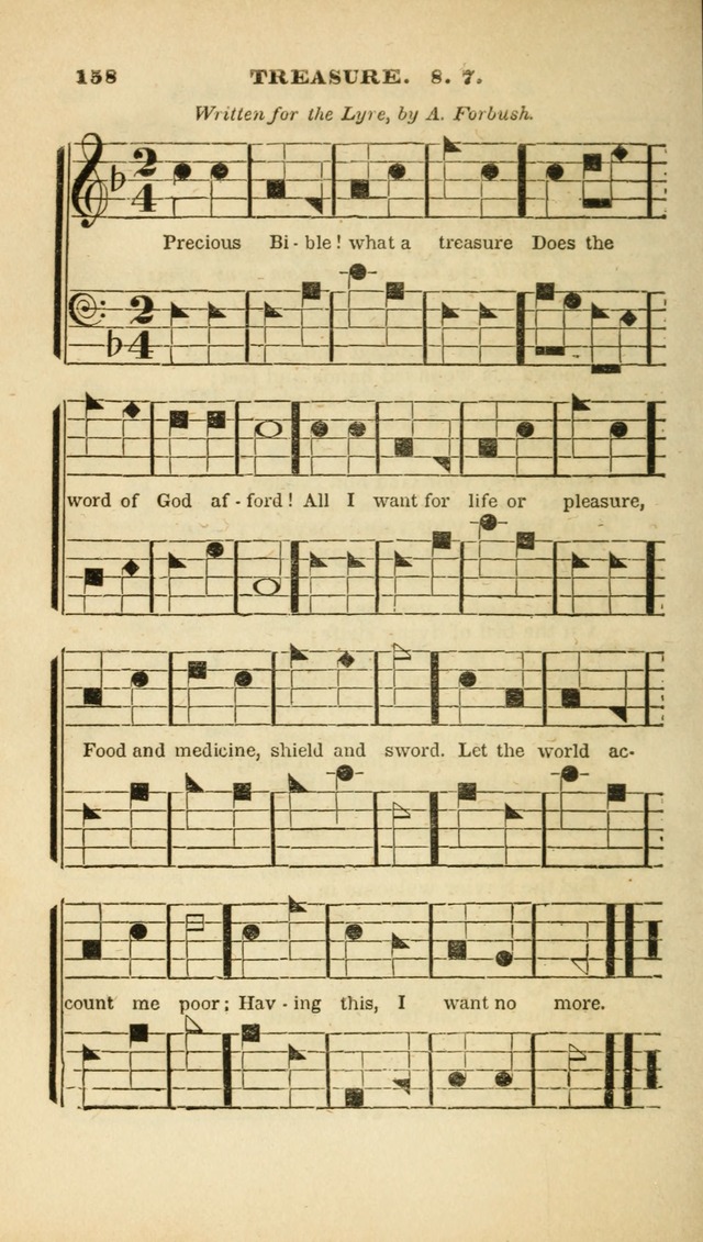 The Christian Lyre: adapted for use in families, prayer meetings, and revivals of religion page 158