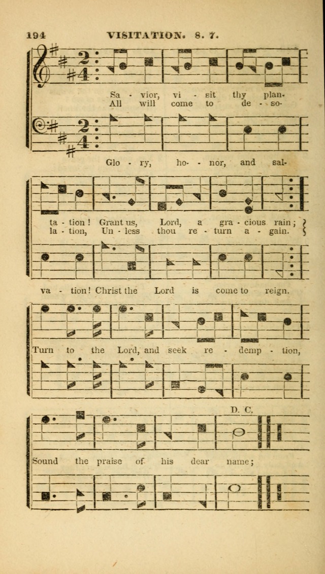 The Christian Lyre: adapted for use in families, prayer meetings, and revivals of religion page 194