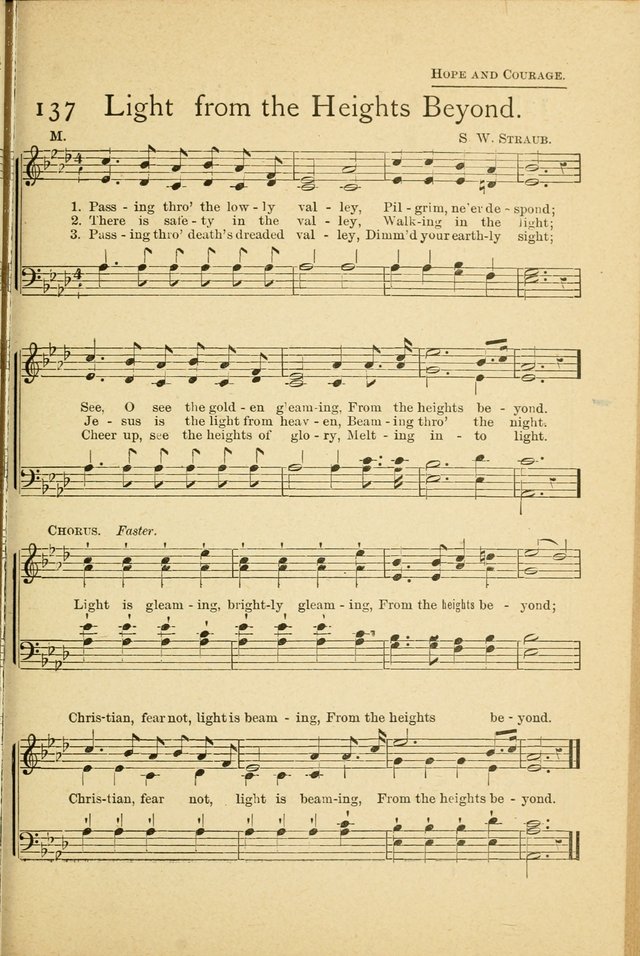 Christian Life Songs: for Sunday school, praise and prayer meeting, congregational singing, Christian Endeavor meetings, special meetings, choir & home page 107
