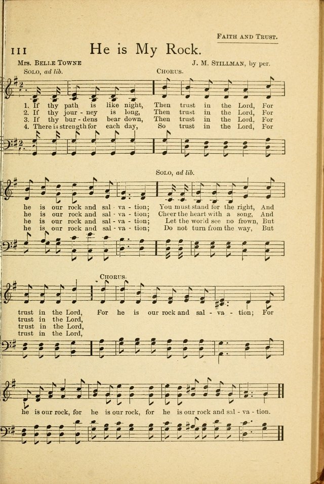 Christian Life Songs: for Sunday school, praise and prayer meeting, congregational singing, Christian Endeavor meetings, special meetings, choir & home page 83