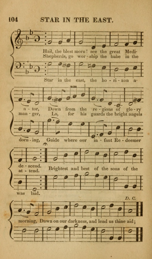 The Christian Lyre: Vol I (8th ed. rev.) page 104