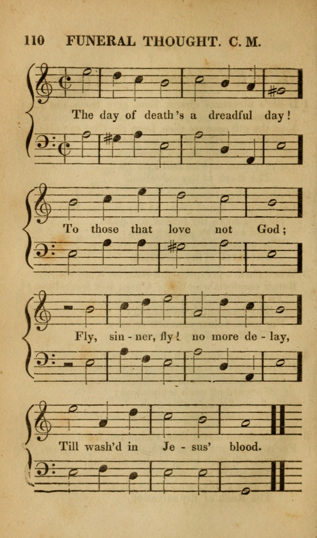 The Christian Lyre: Vol I (8th ed. rev.) page 110