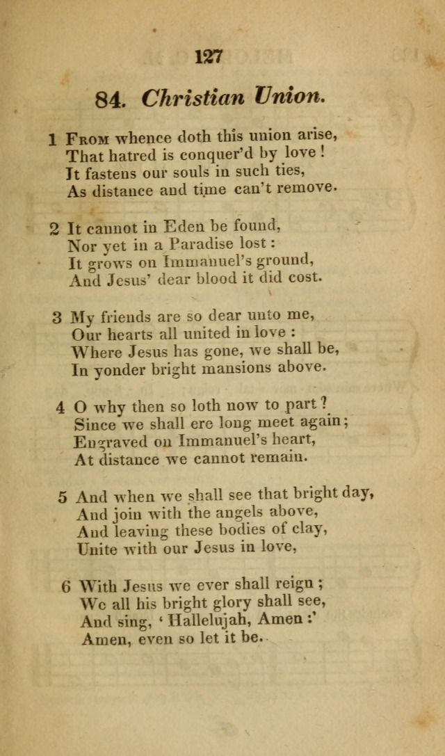 The Christian Lyre: Vol I (8th ed. rev.) page 127