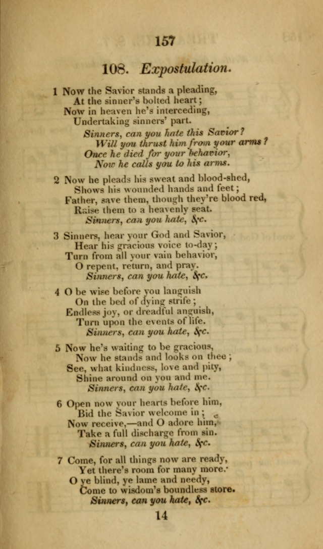 The Christian Lyre: Vol I (8th ed. rev.) page 157