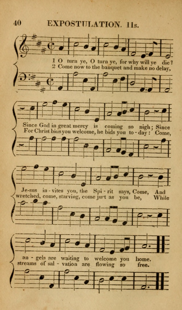The Christian Lyre: Vol I (8th ed. rev.) page 40