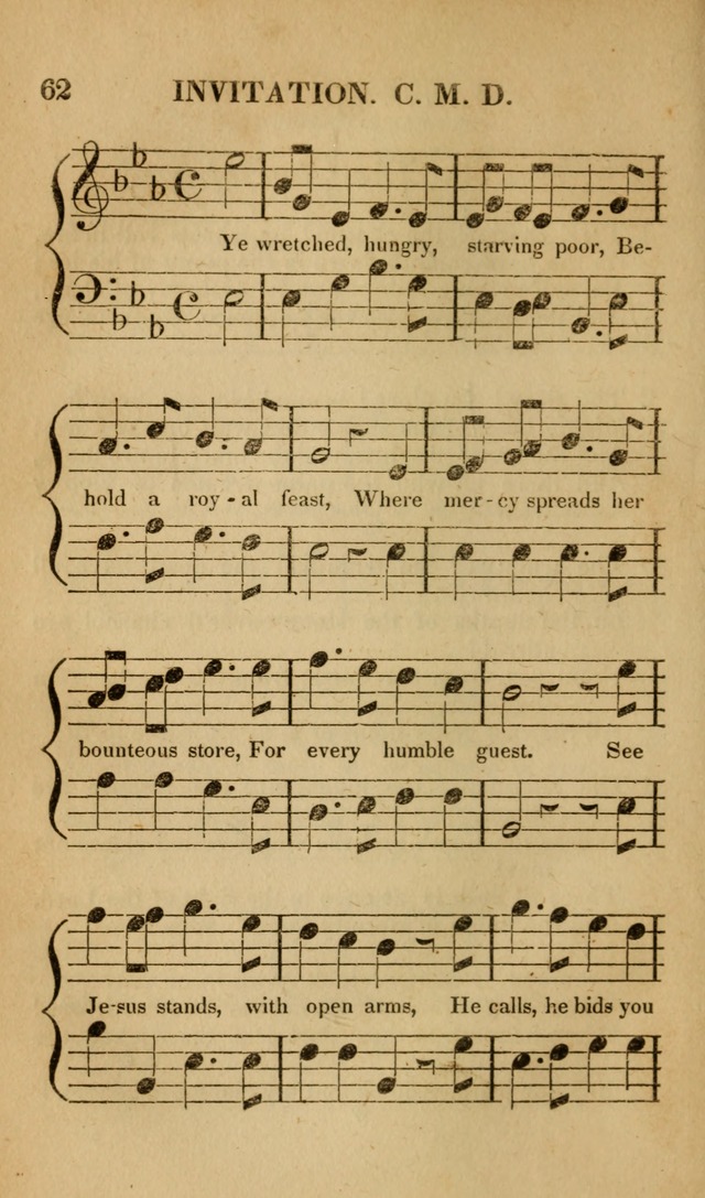 The Christian Lyre: Vol I (8th ed. rev.) page 62