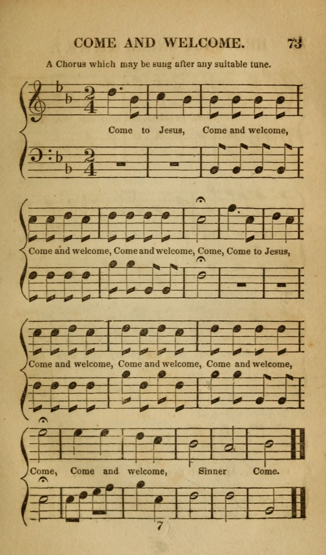 The Christian Lyre: Vol I (8th ed. rev.) page 73