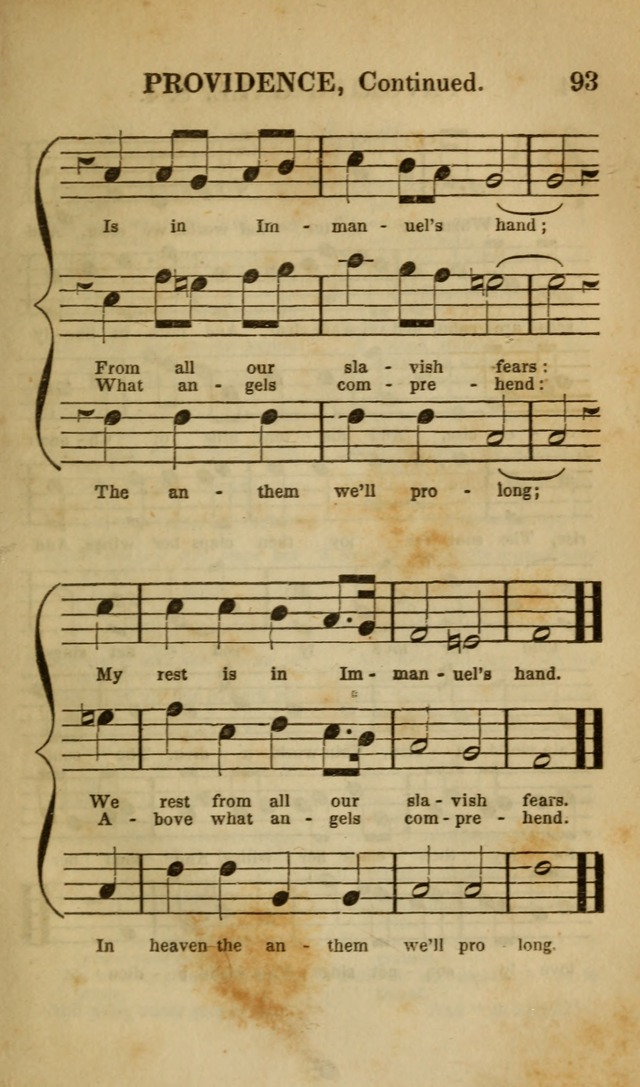 The Christian Lyre: Vol I (8th ed. rev.) page 93