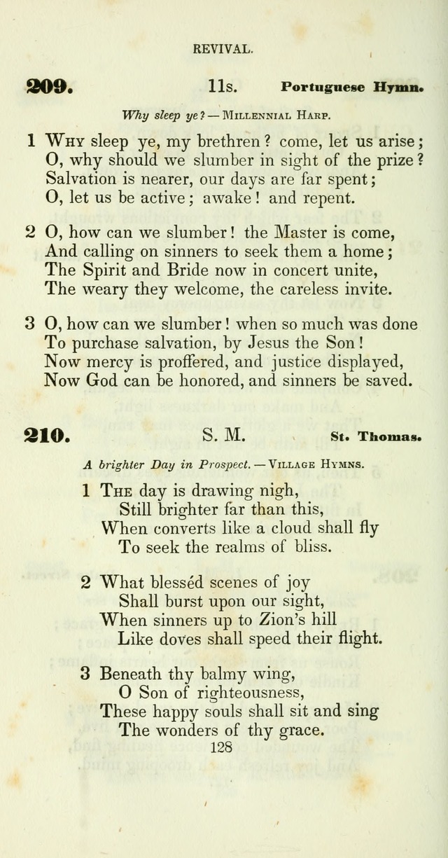 The Christian Melodist: a new collection of hymns for social religious worship page 128