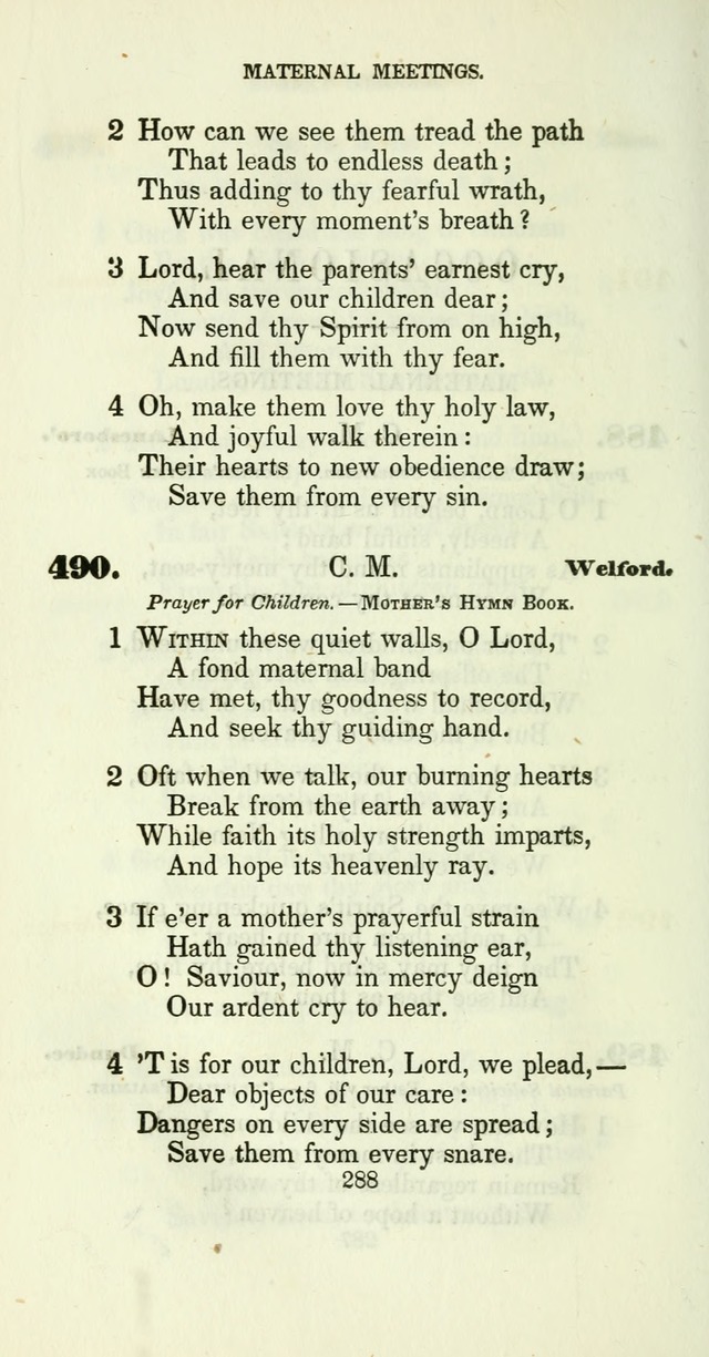 The Christian Melodist: a new collection of hymns for social religious worship page 292