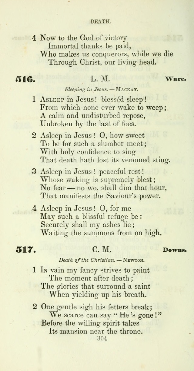 The Christian Melodist: a new collection of hymns for social religious worship page 308