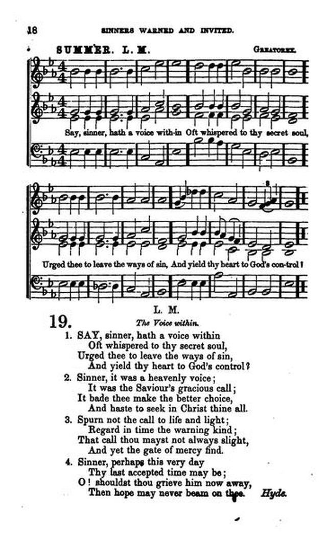 Christian Melodies: a selection of hymns and tunes designed for social and private worship in the lecture-room and the family (2nd ed.) page 17