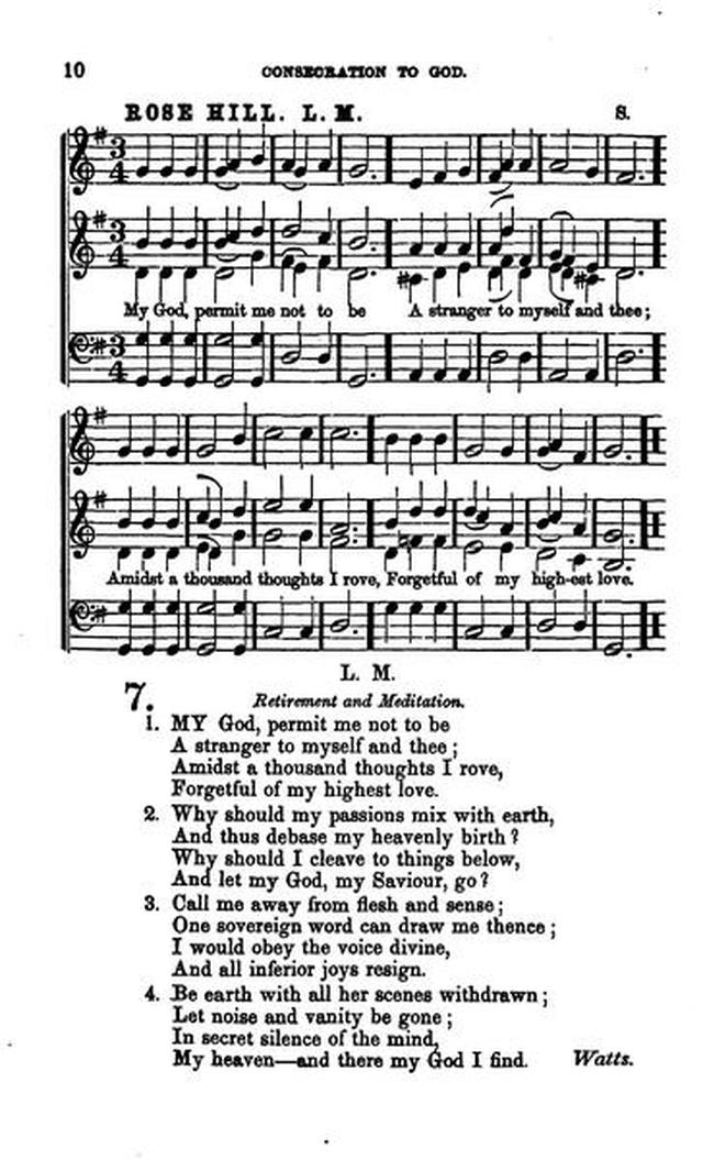 Christian Melodies: a selection of hymns and tunes designed for social and private worship in the lecture-room and the family (2nd ed.) page 9