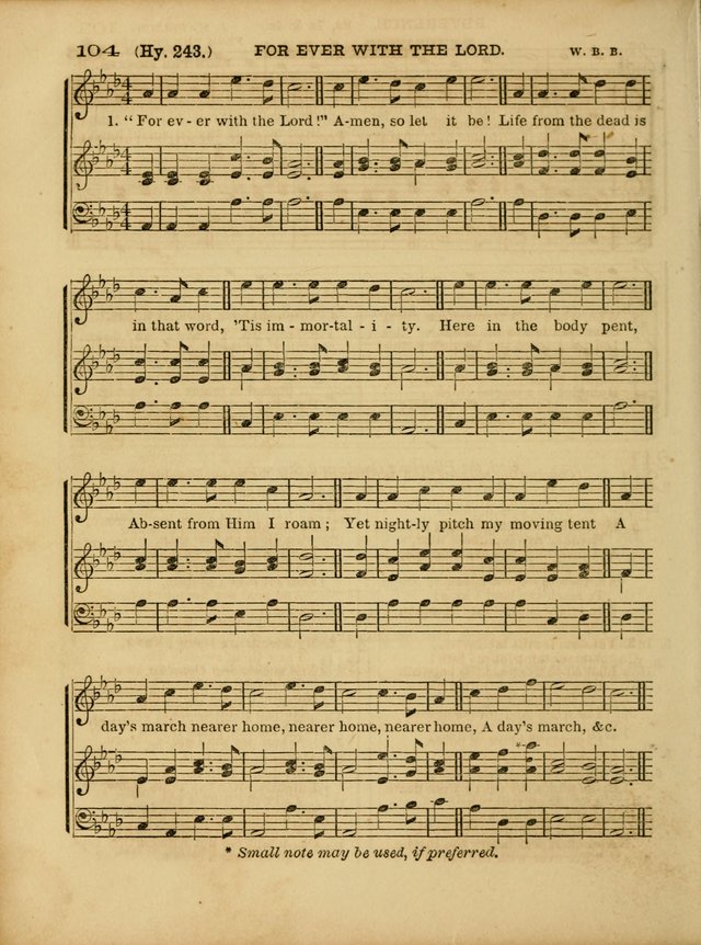 Cottage Melodies; a hymn and tune book, for prayer and social meetings and the home circle page 111