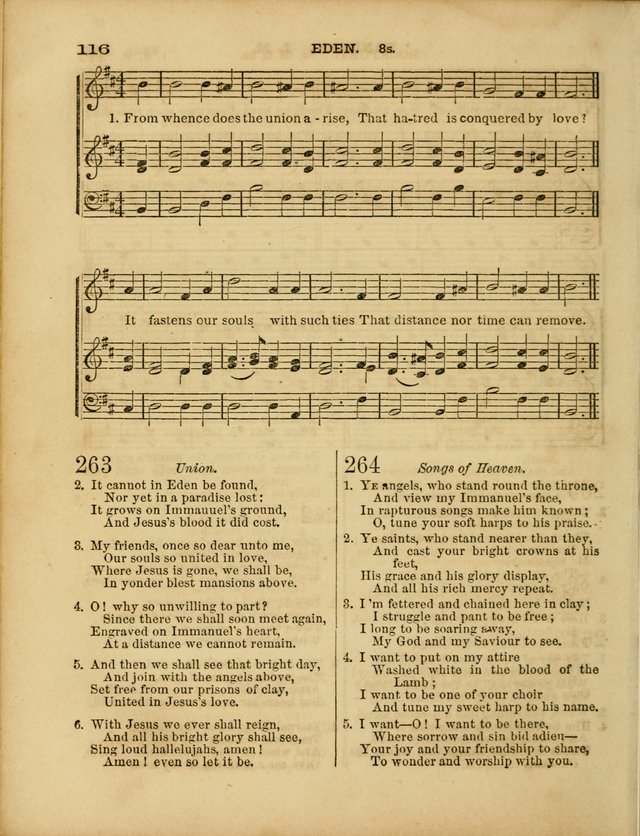 Cottage Melodies; a hymn and tune book, for prayer and social meetings and the home circle page 123