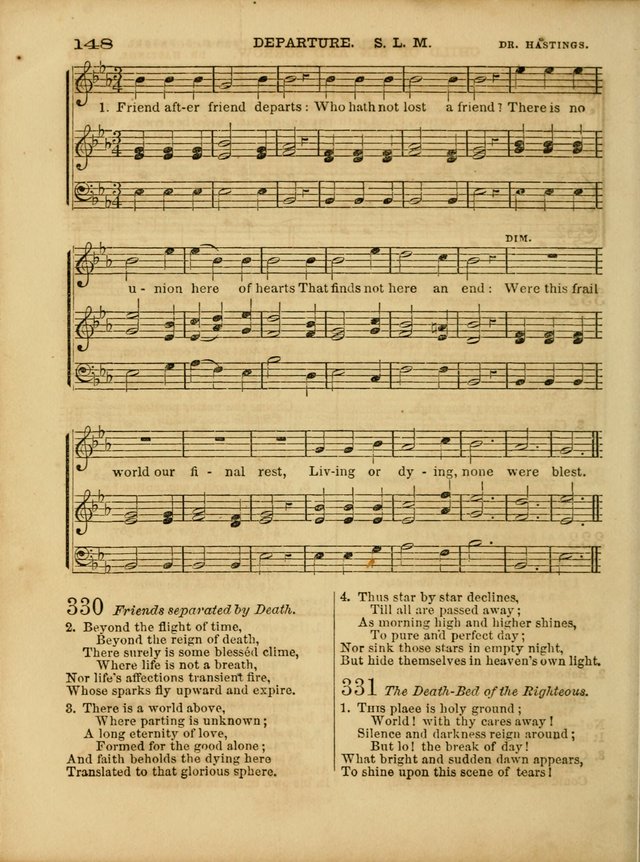Cottage Melodies; a hymn and tune book, for prayer and social meetings and the home circle page 155