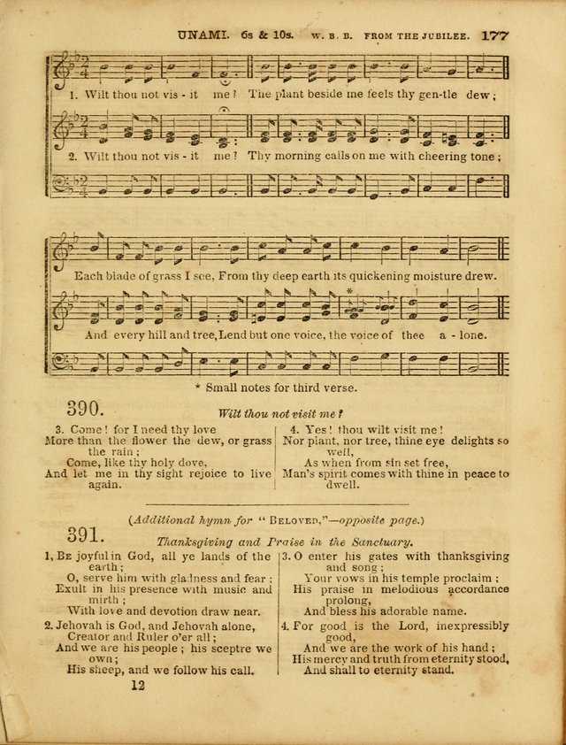 Cottage Melodies; a hymn and tune book, for prayer and social meetings and the home circle page 184