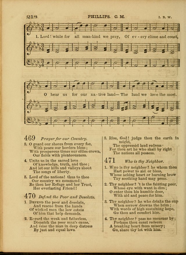 Cottage Melodies; a hymn and tune book, for prayer and social meetings and the home circle page 225