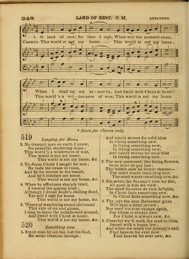 Cottage Melodies; a hymn and tune book, for prayer and social meetings and the home circle page 255