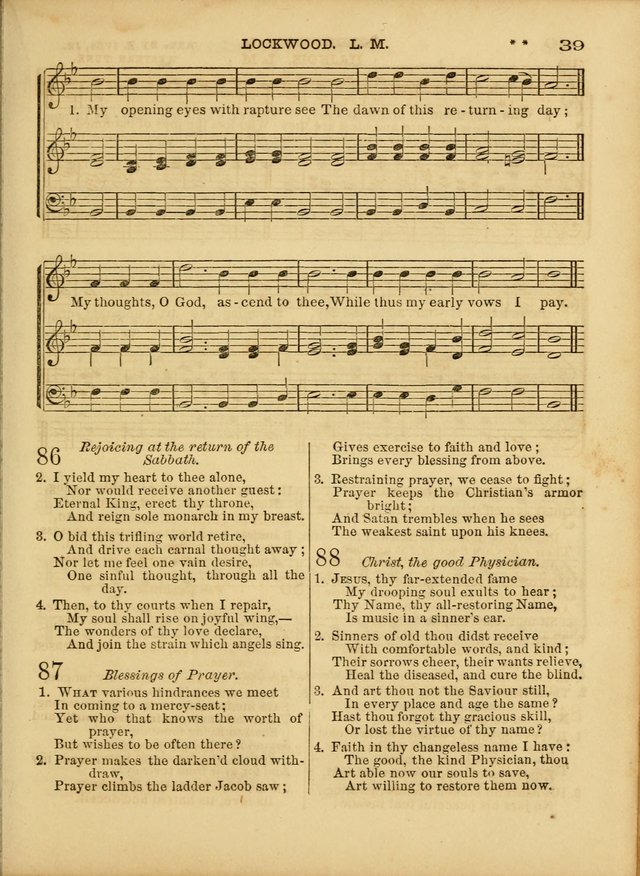 Cottage Melodies; a hymn and tune book, for prayer and social meetings and the home circle page 46